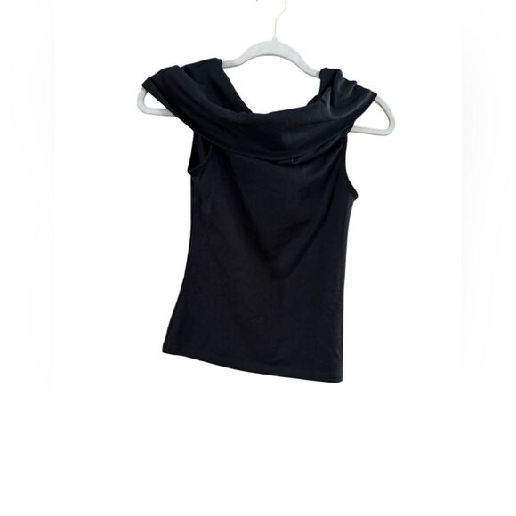 NWOT Zara size medium black knit top - Picture 8 of 8